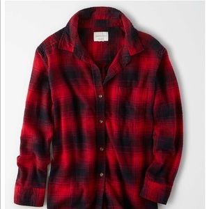 Red American Eagle Flannel